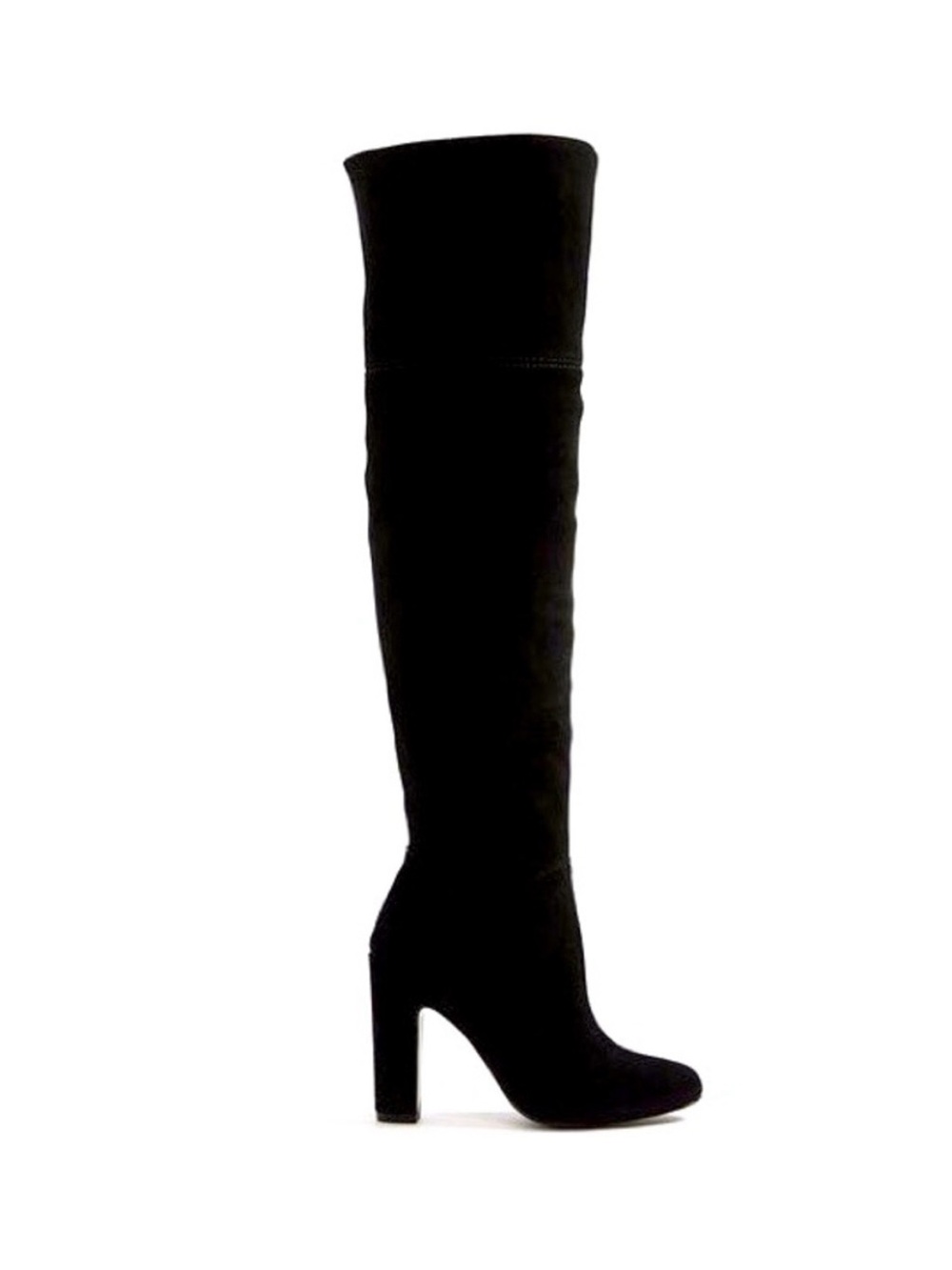 Aldo Areaviel Black Over-the-Knee High Block Heel Boot Size 9